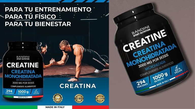 Bandini Creatina Monohidratada MERCURIO FREE en Polvo 1kg sin aditivos vegano