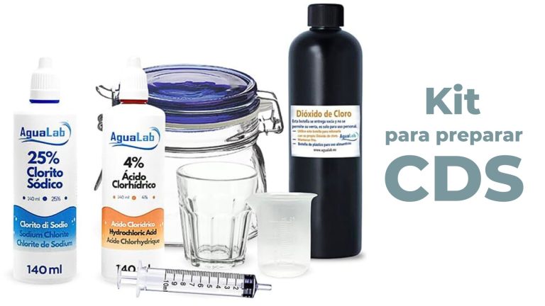 Kit ara preparar CDS clorito sodico y acido clorhidrico